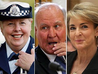 Christine Nixo, Tony Windsor and Michaelia Cash