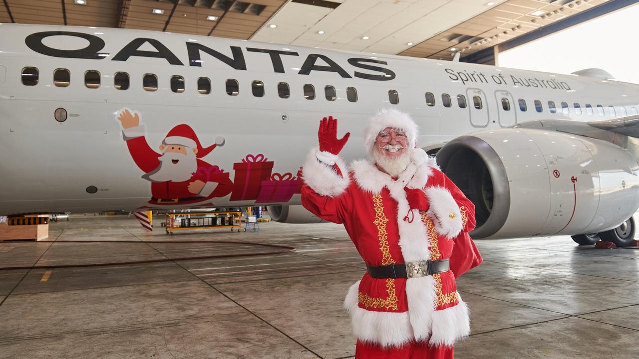 Qantas has turned one of its 737s into a jet-powered version of Santa’s sleigh for the Christmas period.