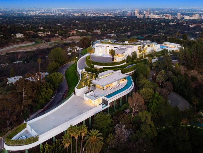 A Bel Air mansion named 'The One' has sold for an auction world record. Picture: ConciergeAuctions