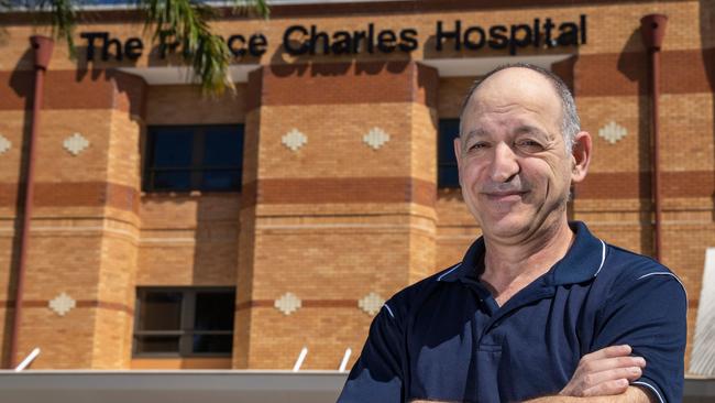 Silicosis sufferer Anthony Constantine, of Carindale, underwent a whole lung lavage at The Prince Charles Hospital and says for the first time since he was diagnosed in 2019 he has a positive outlook on lift. Supplied.