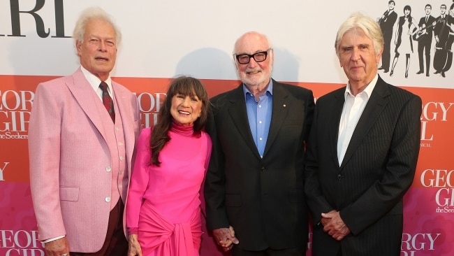 Keith Potger, Judith Durham, Athol Guy and Bruce Woodley are pictured here in 2015. Picture: Julie Kiriacoudis