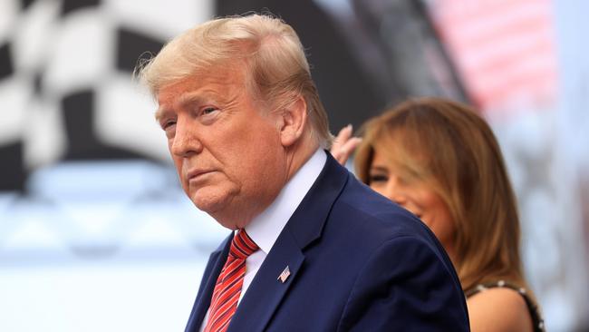 Donald Trump with his wife Melania. Picture: Getty Images