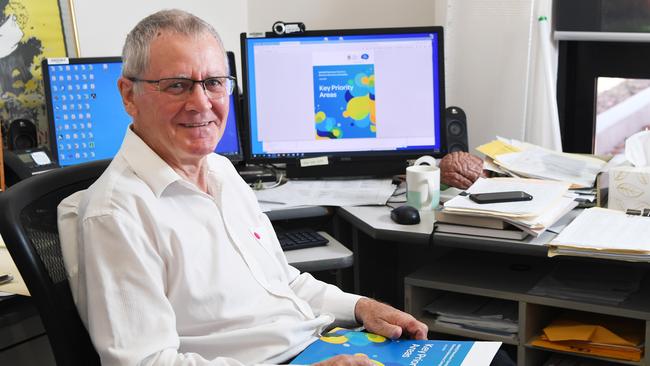 RANZCP NT branch chairman, Dr David Chapman, said the issues were “particularly alarming” for mental health. Picture Katrina Bridgeford.