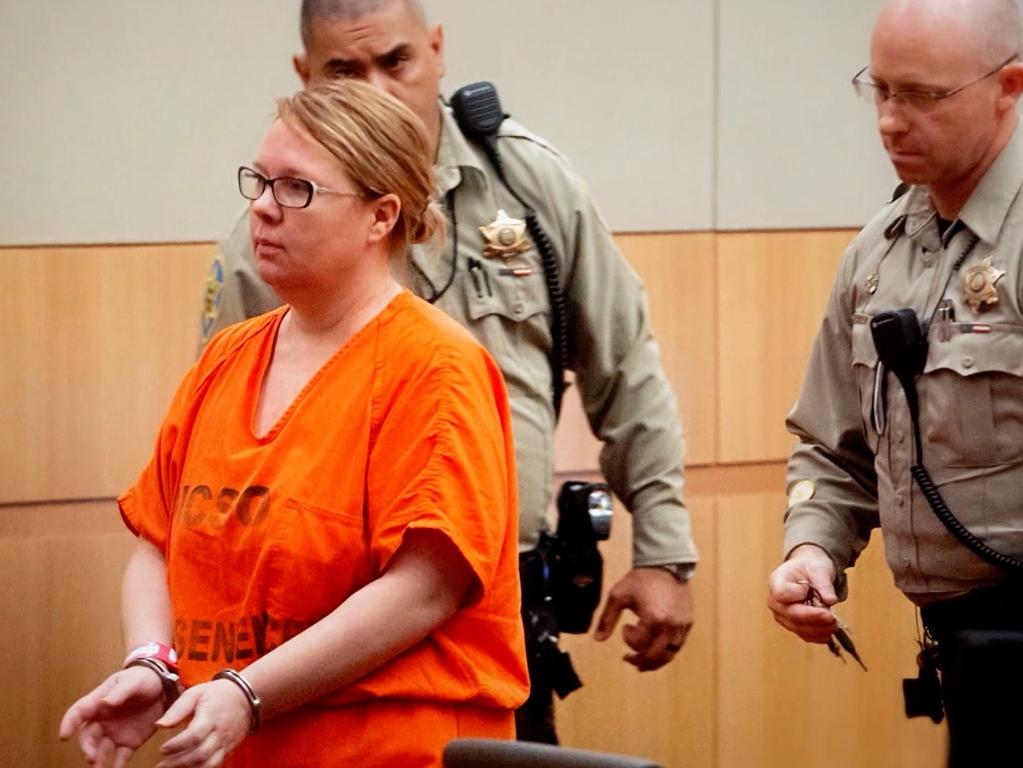 Lisa Cunningham in court in Phoenix, Arizona. Picture: Channel 7