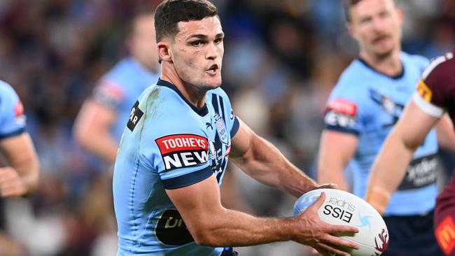 Nathan Cleary is facing a stint on the sideline (Photo by Bradley Kanaris/Getty Images)