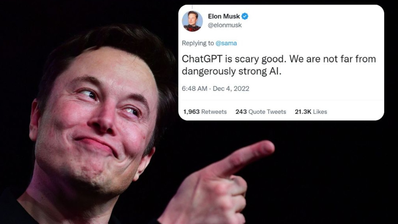 Elon Musk said the new ChatGPT was "scary good".