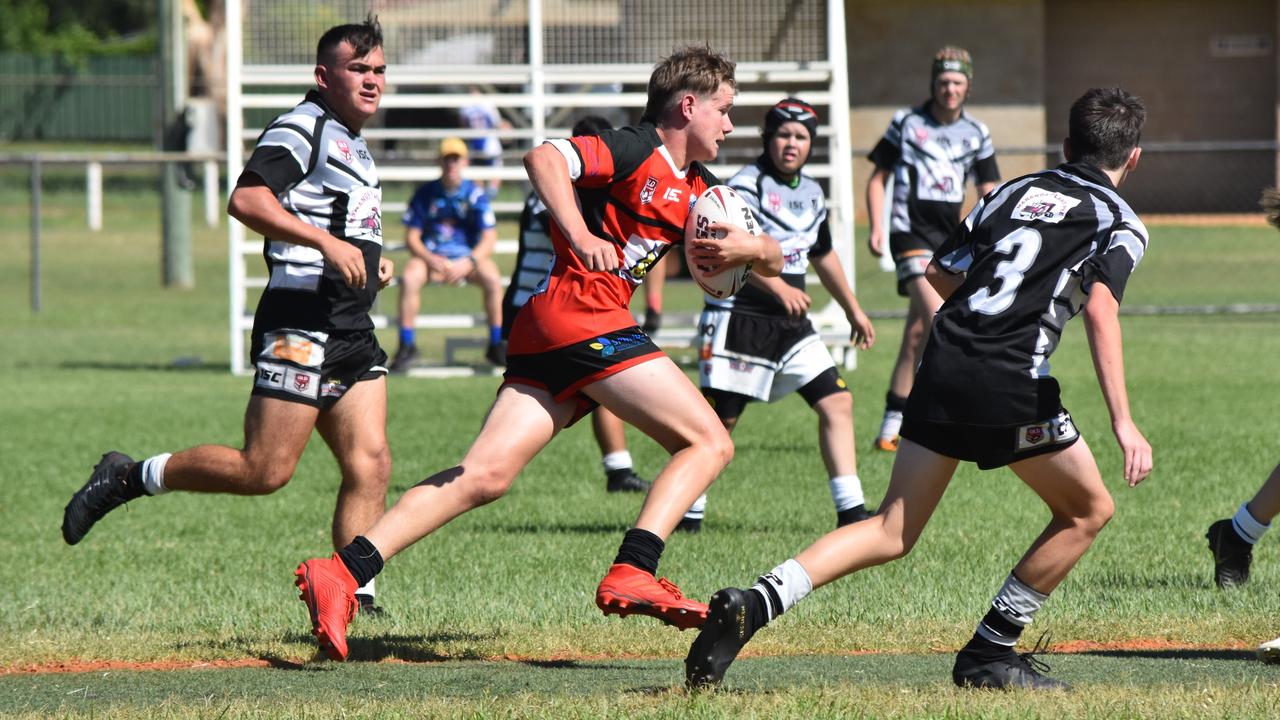 Mitchell Magpies v Toowoomba Valley Roosters U16. Adrian Vowles Cup 2020.