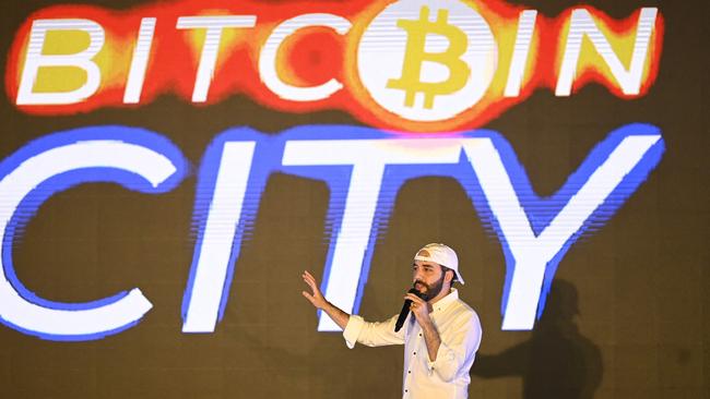 El Salvador President Nayib Bukele adopted bitcoin as an official currency, but few have followed him. Picture: Marvin Recinos/AFP