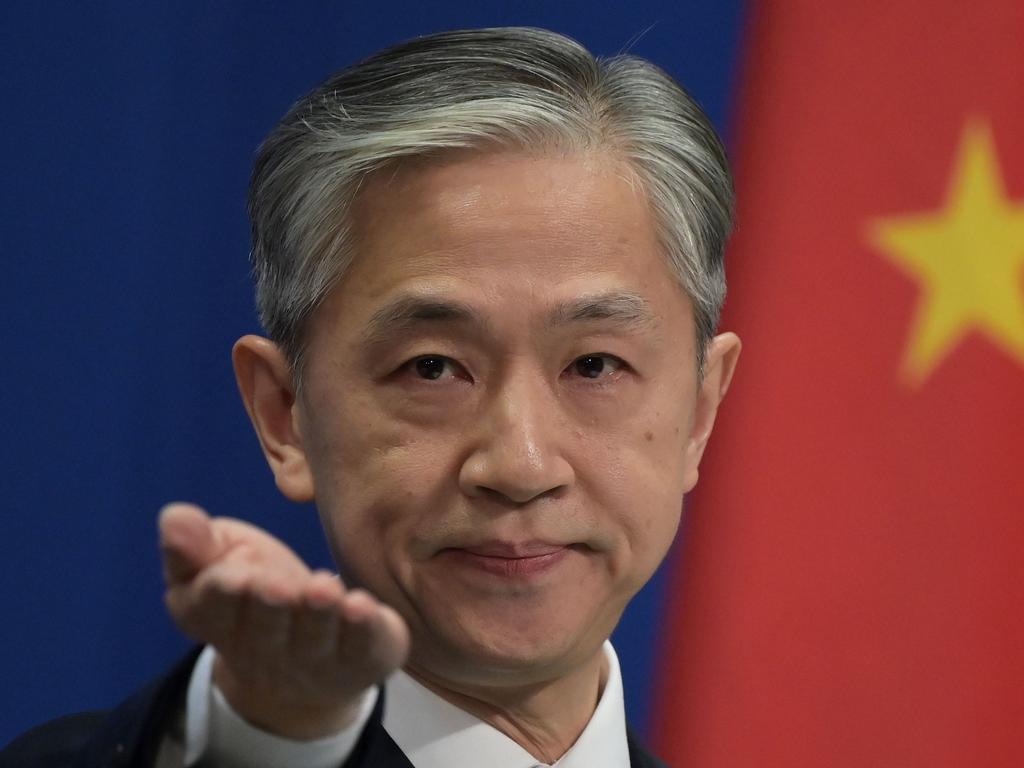 Chinese Foreign Ministry spokesman Wang Wenbin said the three countries had ‘disregarded’ concerns of the international community and accused them of acting only to further their geopolitical interests.