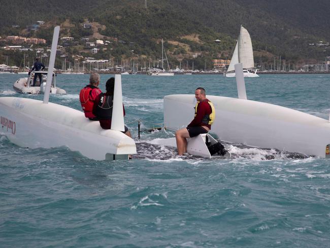 Boats flip, demasted and damaged during dramatic day of racing