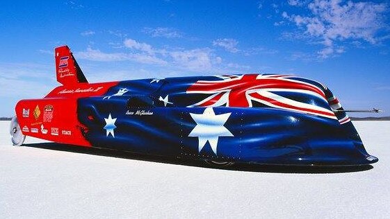 1993 Aussie Invader III Jet Car, which has been auctioned off at Gosford Classic Car Museum. Picture: Gosford Classic Car Museum