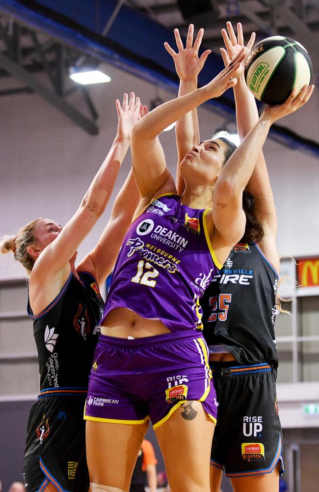 Penina Davidson is unsure of her future in the league after learning of the Melbourne Boomers WNBL licence transfer. Picture: Alix Sweeney.