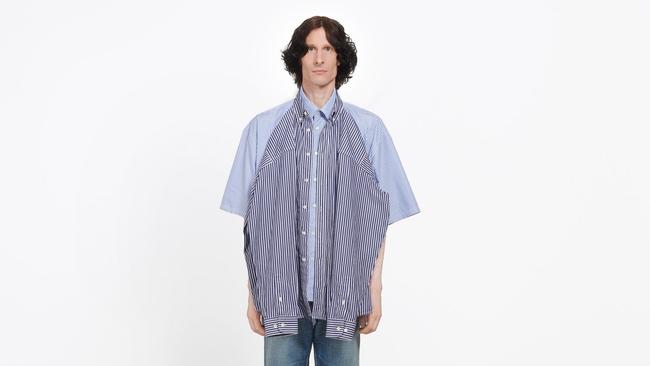 Balenciaga shirt on store top of shirt