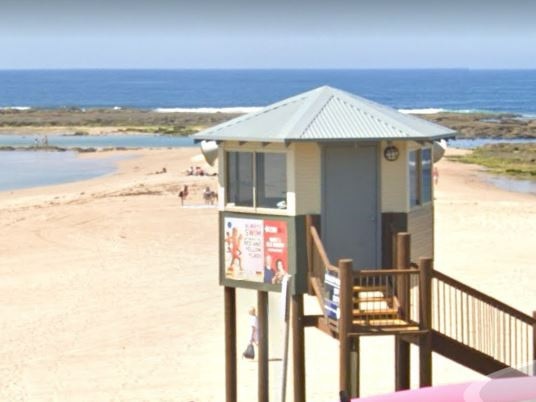 The tower at Toowoon Bay is expected to be named after local lifeguard legend Allan Cook. Picture: Google