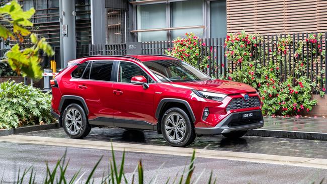 The Toyota RAV4 Hybrid still has a wait time of up to 18 months.