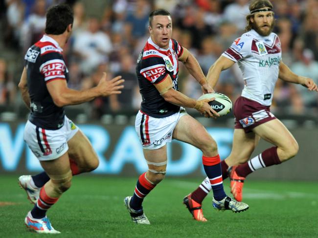 James Maloney helped the Roosters to the 2013 premiership. Picture: AAP Image/Paul Miller