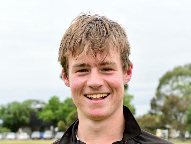 Adelaide High School's Jack Matchett was awarded man of the match in his side's 2021 SAAS T20 division one grand final victory over Sacred Heart. Picture: Leo Panzarino