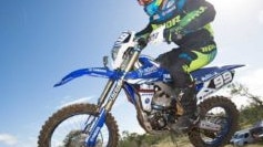 A rider racing on dirt. Picture: Motorcycling Australia.