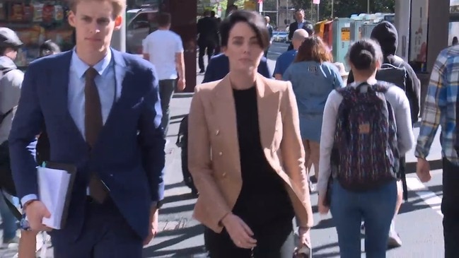 RAW: Sarah Budge arrives at Sydney court