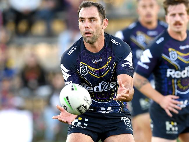 Blake Mozer’s idol is NRL legend Cameron Smith. Picture: Bradley Kanaris/Getty Images