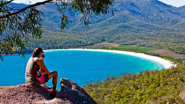 More than 300,000 people visited the Freycinet National Park in 2017-18. Picture: Supplied