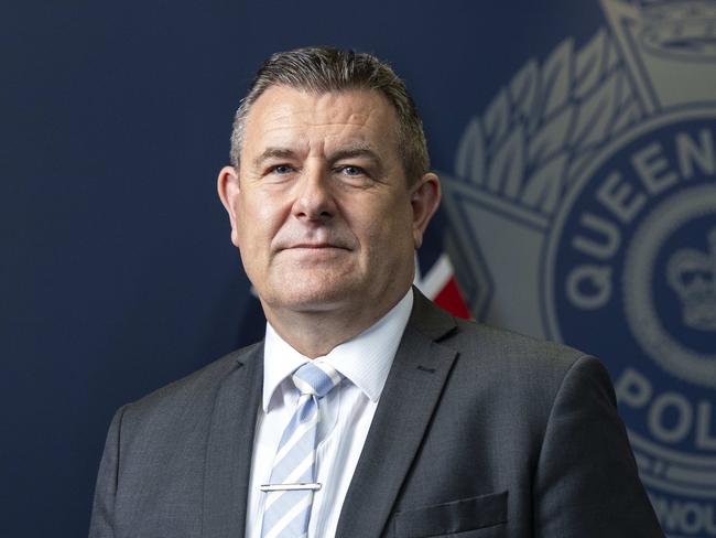 Queensland Police Crime and Intelligence Command Detective Acting Chief Superintendent Craig McGrath. Picture: Richard Walker