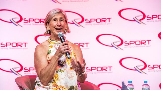 Glynis Nunn remains the matriarch of Gold Coast sport and late in 2020 was inducted into the Queensland Sport Hall of Fame. Picture: Richard Walker