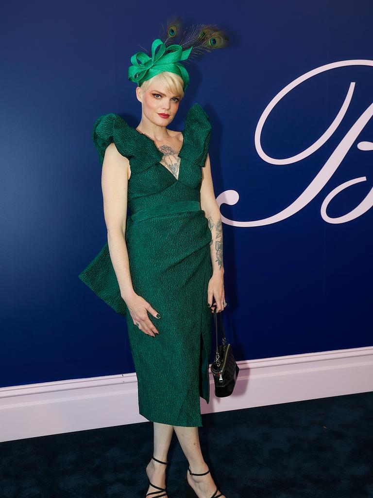 Model Renee Fay Lamb donned a fitted midi dress from Pilgrim. Picture: NewsWire/Ian Currie