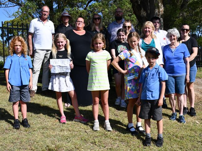 Canterbury-Bankstown locals protest the demolition of the UWS Milperra Campus on Dec six last year.