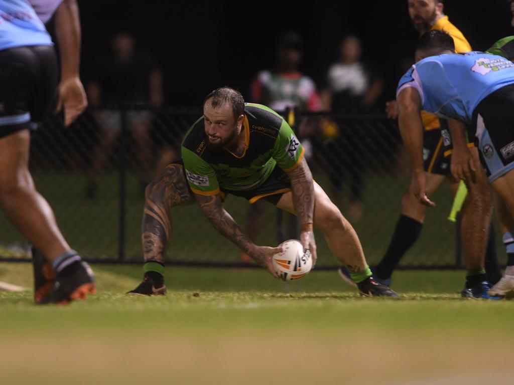 Palmerston Raiders Brad Hansen in the NRLNT Grand Final 2022. Picture: (A)manda Parkinson