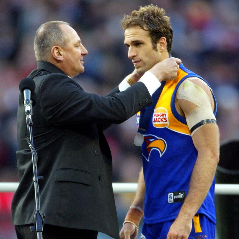 Judd will present the Norm Smith Medal at this year’s grand final, after he became the fourth player to receive the honour in a losing side against the Sydney in 2005. Picture: Darrin Braybrook