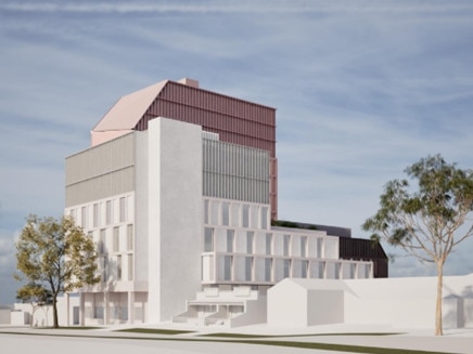 An artist's impression of the new hospital to be built at North Melbourne. Picture: Supplied