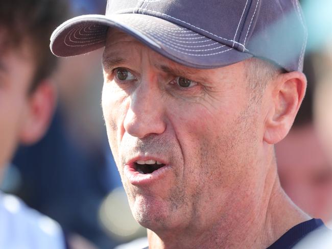 GFL Football St Albans v Lara at St Albans Lara coach Brett Henderson Picture: Mark Wilson