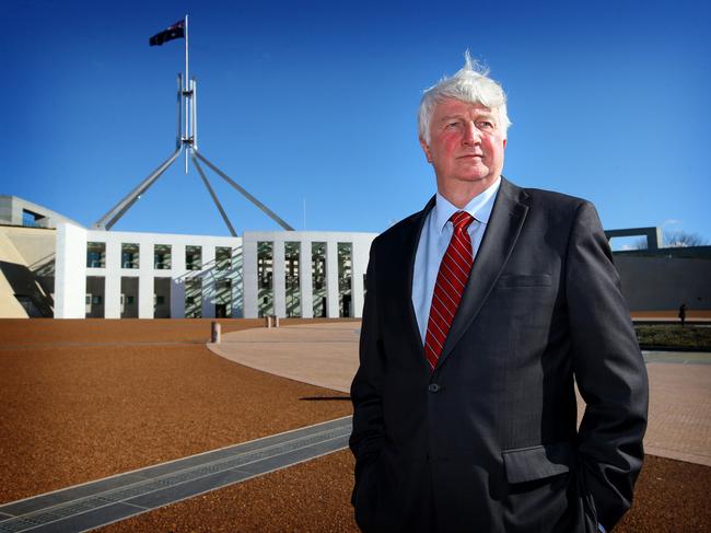 Dennis Shanahan at Parliament House in Canberra.