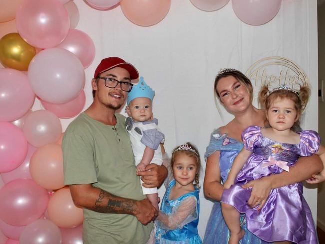 The most recent photo of Brendan Tyrrell with his family before he was killed in a crash just days later.