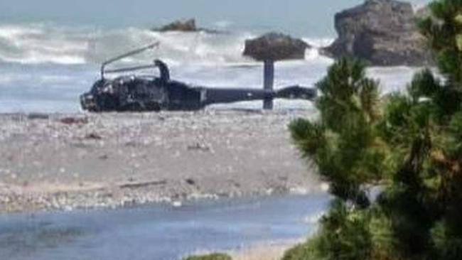 Emergency crews have been rushing to get to the remote scene. Picture: Canterbury West Coast Air Rescue