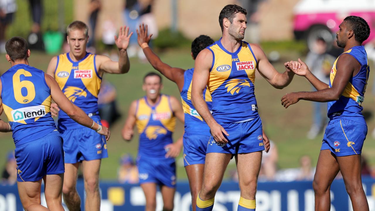 Afl Jlt Pre Season 2019 West Coast Eagles Defeat Geelong Cats Results