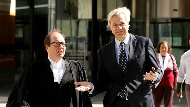 Michael Kroger leaves the Federal Court in March. (Stuart McEvoy/The Australian)