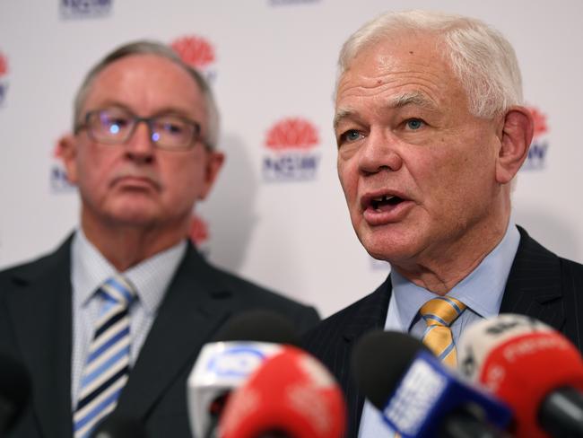 BaptistCare Dorothy Henderson Lodge CEO Ross Low speaks to media in Sydney on Wednesday. Picture: AAP