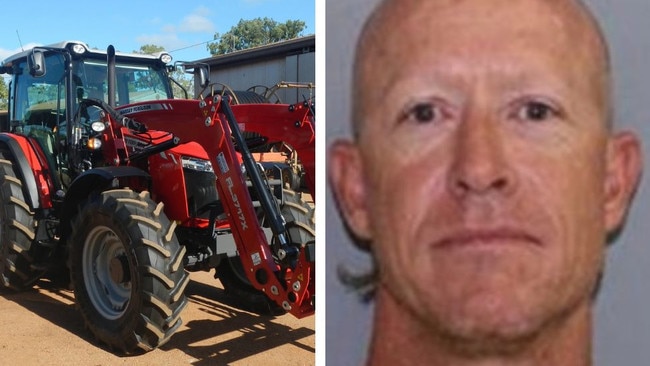 A prisoner who escaped from the Lotus Glen prison farm on a tractor remains at large.