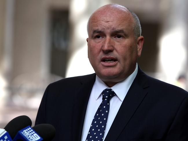 David Elliot says he is disgusted with reports that Matt Kean encouraged a journalist to grill his Liberal Party colleagues on sensitive issues. Picture: NCA NewsWire / Nicholas Eagar