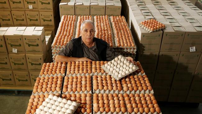 Victorian Farmers’ Federation egg group president Brian Ahmed. Picture: Yuri Kouzmin