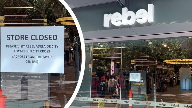 rebel rundle mall closed tiser artwork