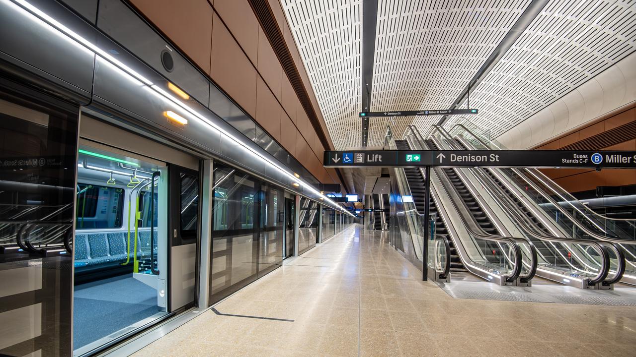 One of the new metro stations set to be opened next month. Picture: Supplied