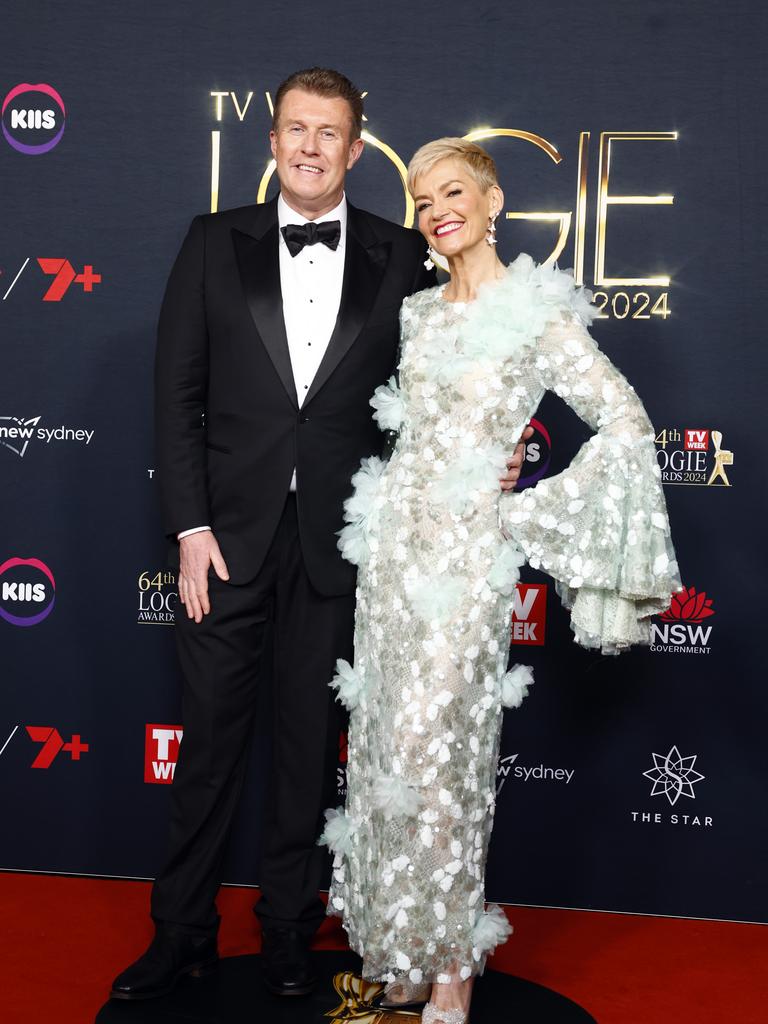 Overton’s wife, Jessica Rowe, shared the news on Instagram. Picture: Jonathan Ng