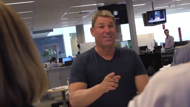 Shane Warne guest editor for The Advertiser