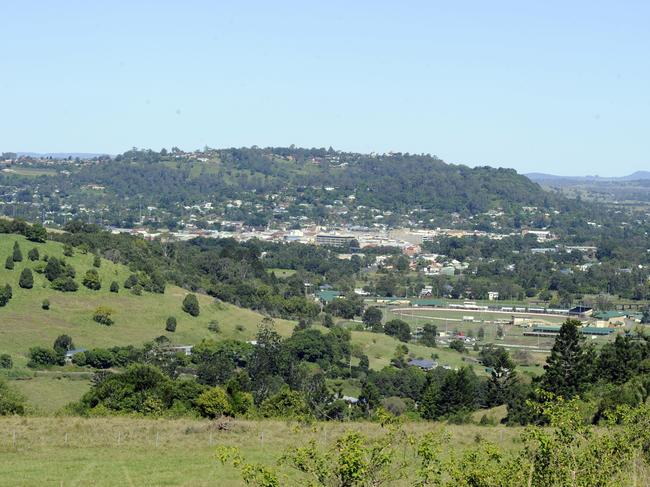 View of Lismore from the North Lismore Plateau. Photo Cathy Adams / The Northern Star