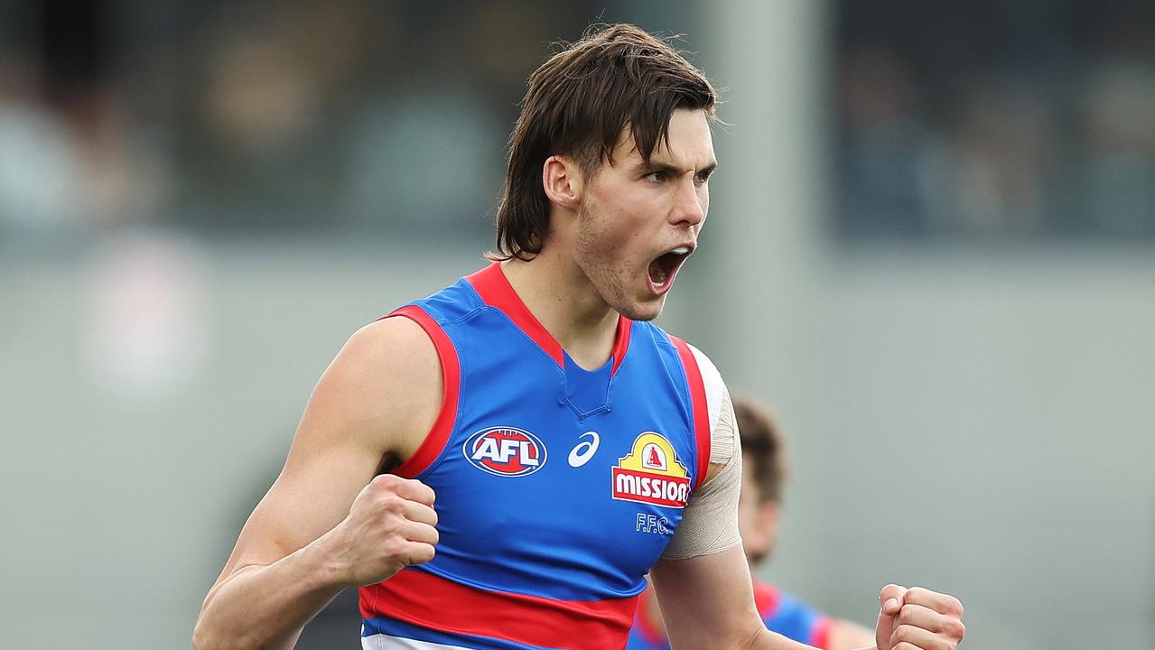 Sam Darcy has made an exciting start to his career with the Western Bulldogs. Picture: Getty Images