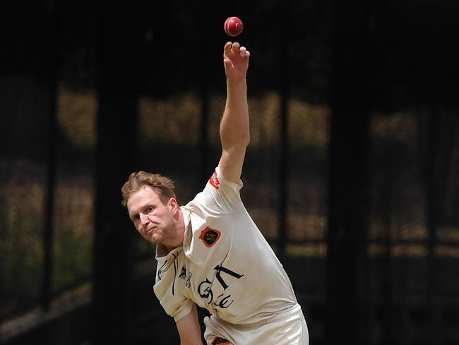 Josh Bartlett searches for a wicket. Picture: Andy Brownbill