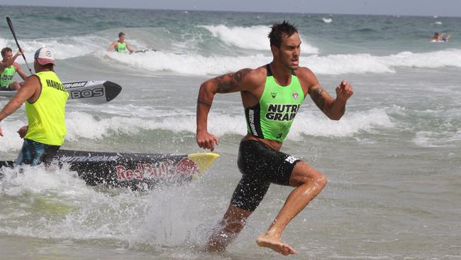 Mat Poole in action in the Nutri-Grain Ironman Series. Picture: Mike Batterham